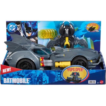 Mattel DC Premier Batmobile Vehicle, Batman Signature Crime Fighting Car With Bat-drone Cannon JMD52 194735374649