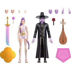 Mattel Kpop Demon Hunters Rumi & Jinu Final Battle Action Figure Set, 4 Accessories, Swappable Hands & Faces JRY40 194735430918