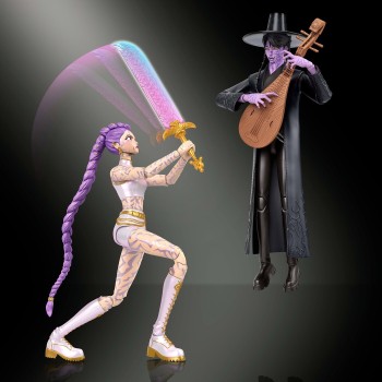 Mattel Kpop Demon Hunters Rumi & Jinu Final Battle Action Figure Set, 4 Accessories, Swappable Hands & Faces JRY40 194735430918