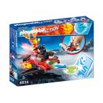 Playmobil Firefighter Με Εκτοξευτή Δίσκων 6834 4008789068347
