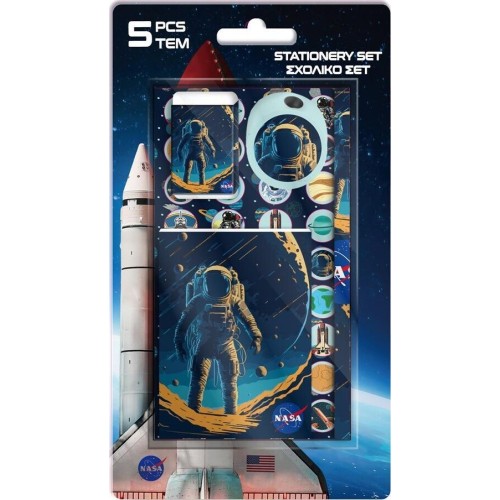 Diakakis imports School Sets 5 pcs Nasa 000486113 5205698753428