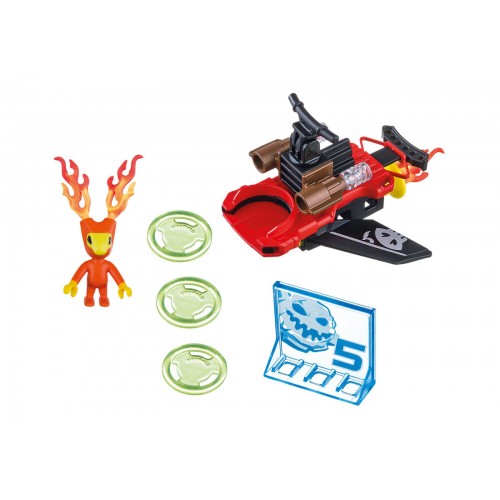 Playmobil Firefighter Με Εκτοξευτή Δίσκων 6834 4008789068347