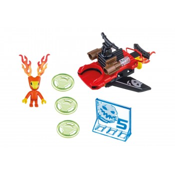 Playmobil Firefighter Με Εκτοξευτή Δίσκων 6834 4008789068347