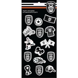 Diakakis imports Αυτοκόλλητα Puffy 10x22ek ΠΑΟΚ 000130230 5205698608179