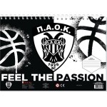 Diakakis imports Painting block paok bc 23x33 40 sheets autok-stencil- 2p x 2p 000132003 5205698748615
