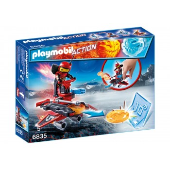 Playmobil Firebot Με Εκτοξευτή Δίσκων 6835 4008789068354