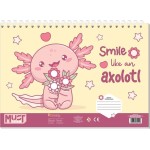 Diakakis imports Μπλοκ  Must Team Axolotl με αυτοκ-στενσιλ- 2 Σελ Χρωμ. 2 Σχέδια 000587452 5205698820106