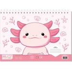 Diakakis imports Μπλοκ  Must Team Axolotl με αυτοκ-στενσιλ- 2 Σελ Χρωμ. 2 Σχέδια 000587452 5205698820106