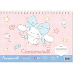 Diakakis imports Drawing pad 23x33cm 40 sheets self-stencil- 2 pages x 2 sheets cinnamoroll 000490300 5205698817519