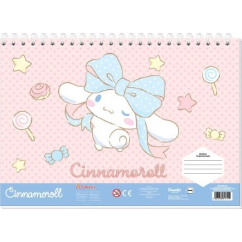 Diakakis imports Drawing pad 23x33cm 40 sheets self-stencil- 2 pages x 2 sheets cinnamoroll 000490300 5205698817519