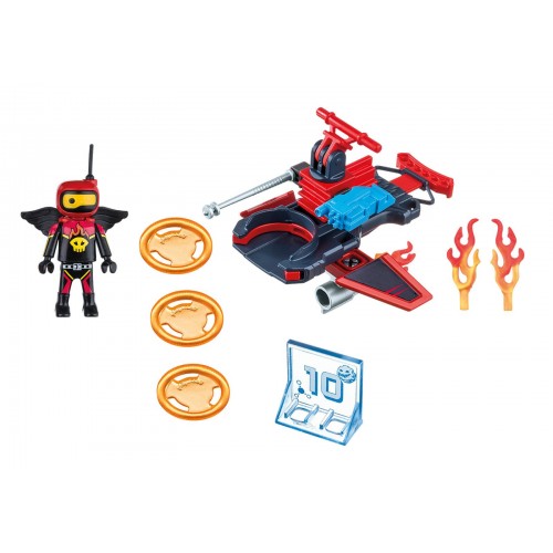 Playmobil Firebot Με Εκτοξευτή Δίσκων 6835 4008789068354