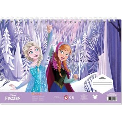 Diakakis imports Drawing block 23x33cm 40 sheets self-stencil- 2p x 2p frozen 1 000565859 5205698817007