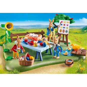 Playmobil Πασχαλινό Κουνελο-Εργαστήρι Ζωγραφικής 6863 4008789068637