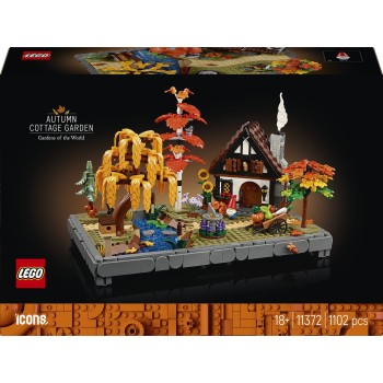 LEGO Icons Φθινοπωρινός Κήπος με Εξοχικό Σπιτάκι 11372 5702018062760