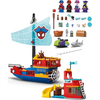 LEGO  ®  Marvel Spidey And His Amazing Friends Pirate Ship 11208 5702018063491