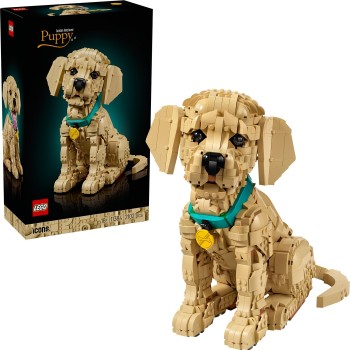 LEGO ® Icons Golden Retriever Puppy - Animal Figure 11384 5702018063651