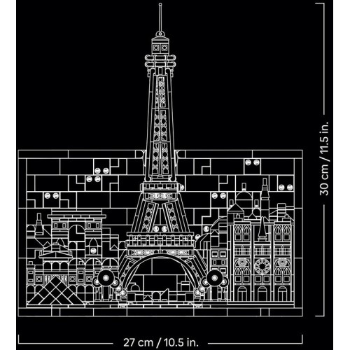 LEGO ® Architecture Paris – The City Of Love 21064 5702018063668