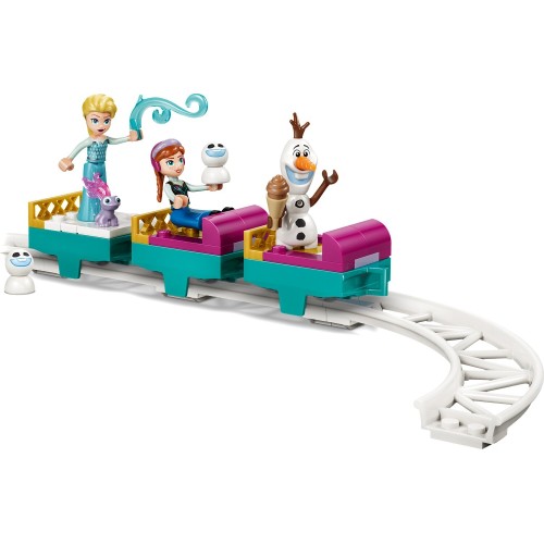 LEGO  Disney Frozen Περιπέτεια στο Κάστρο Πάγου της Έλσας & στη Χιονισμένη Τροχιά 43281 5702018066720