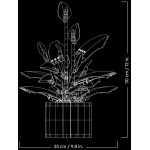 LEGO ® Botanicals Spathiphyllum 11504 5702018031858