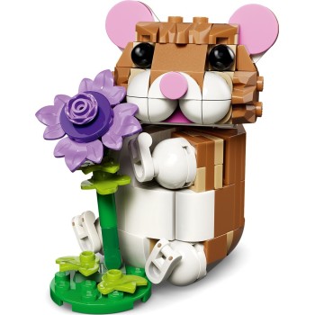 LEGO ® Creator 3 In 1 Cute Hamster With Flower  31376 5702018033197