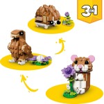 LEGO Creator Χαριτωμένο Χάμστερ με Λουλούδι 31376 5702018033197