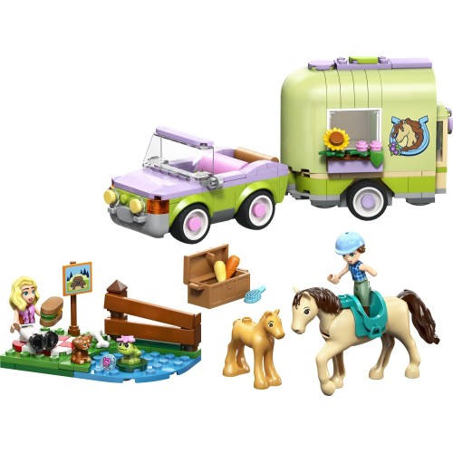 LEGO Friends Τρέιλερ για Άλογο & Πουλαράκι 42695 5702018033265