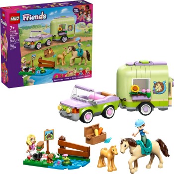 LEGO Friends Τρέιλερ για Άλογο & Πουλαράκι 42695 5702018033265