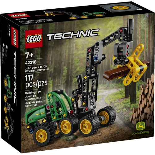LEGO Technic Μηχανή Υλοτομίας με Τροχούς John Deere 1470H 42218 5702018035016