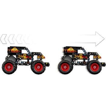 LEGO Technic Monster Jam™ Grave Digger™ Φωτιά και Πάγος 42219 5702018035023