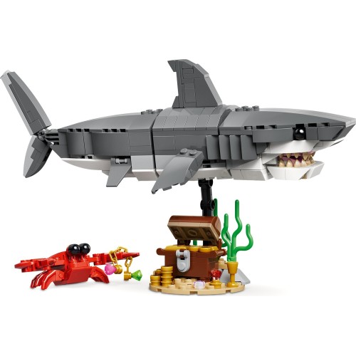 LEGO Creator Άγριος Καρχαρίας με Σεντούκι Θησαυρού 31381 5702018054741