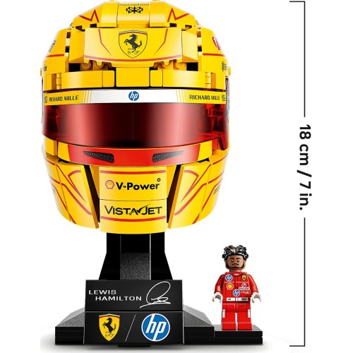 LEGO ® Editions Scuderia Ferrari HP Lewis Hamilton Helmet 43022 5702018069615