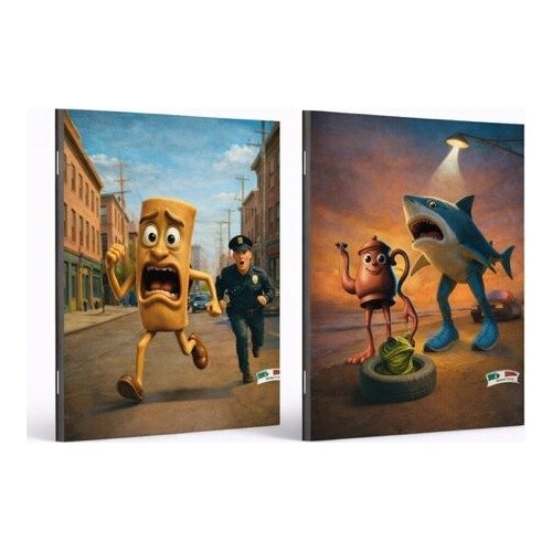 Τετραδιο καρφίτσα 17x25 40φ. Brainrot BRAINROT 26300 | Toys-shop.gr