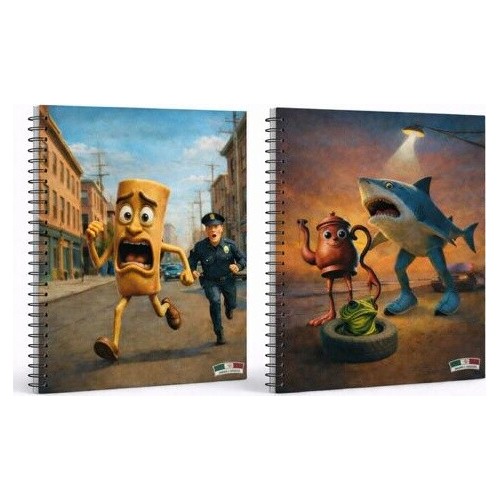 2S Spiral Notebook. 17x25 Brainrot Back TO School 2026 26302 | Toys-shop.gr