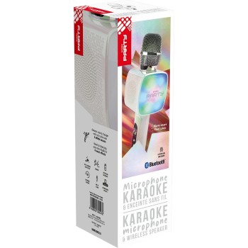 bigben Microphone Big Ben 15W Bluetooth And Karaoke White PARTYBTHPM  3499550390476