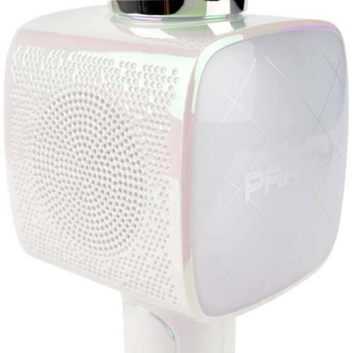 bigben Μικρόφωνο Big Ben 15W Με  Bluetooth Και Καραόκε Άσπρο PARTYBTHPM  3499550390476