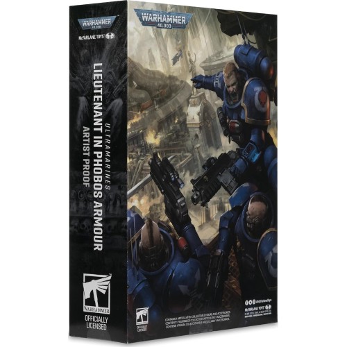 macfarlane mcfarlane warhammer 40,000 lieutenant in phobos armour ultramarines artist   787926109078