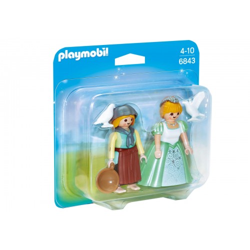 Playmobil Duo Pack Πριγκίπισσα Και Υπηρέτρια 6843 4008789068439