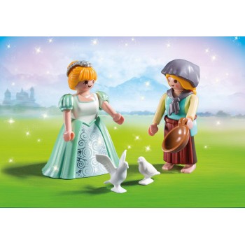 Playmobil Duo Pack Πριγκίπισσα Και Υπηρέτρια 6843 4008789068439
