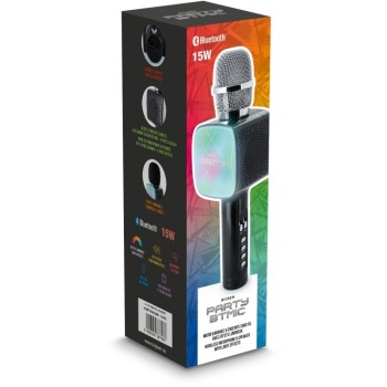 BANDAI NAMCO Μικρόφωνο Big Ben 15W Με  Bluetooth Καραόκε Μαύρο PARTYBTHPM  3499550387087