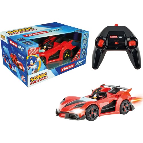 Carrera r/c car: 2,4ghz team sonic racing - shadow (performance version) - 1:18 (370201064) 370201064 9003150136231