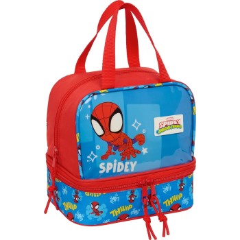 safta Spidey – Lunch Box, Pencil Case, Quality and Maximum Strength, Food Holder, 812662040 8412688621354