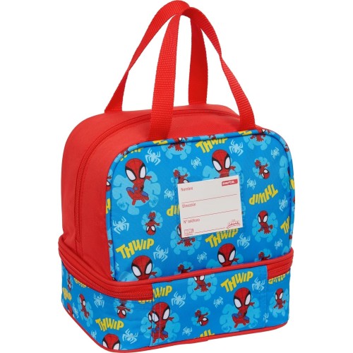 safta Spidey – Lunch Box, Pencil Case, Quality and Maximum Strength, Food Holder, 812662040 8412688621354