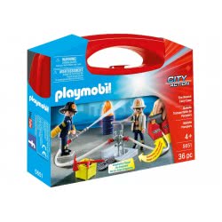 Playmobil Βαλιτσάκι Πυροσβέστες Με Αντλία Νερού 5651 4008789056511