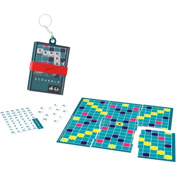 Real Fun Toys Μπρελόκ Scrabble Κλασικά Επιτραπέζια σε Μπρελόκ 7+ Ετών, 2 Παίκτες 01.RE-P-000118 5407008054366