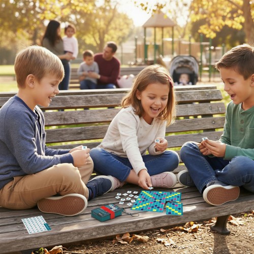 Real Fun Toys Μπρελόκ Scrabble Κλασικά Επιτραπέζια σε Μπρελόκ 7+ Ετών, 2 Παίκτες 01.RE-P-000118 5407008054366
