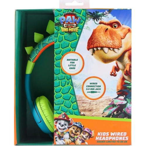 otl technologies otl Children's Headphones - paw Patrol: the Dino Movie, Green  5055371632898