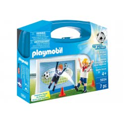 Playmobil Βαλιτσάκι Σετ Εξάσκησης Ποδοσφαίρου 5654 4008789056542