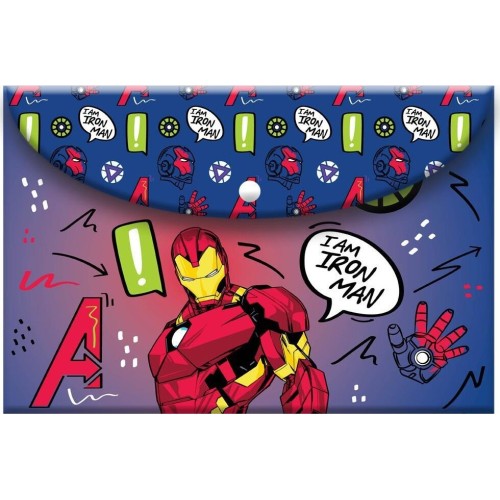 Diakakis imports envelope Button a4 iron man 000506360 5205698813580