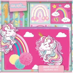 Diakakis imports Stationery Set Must With Pvc Pencil Case 000585165 5205698609138