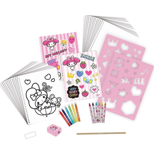 Diakakis imports School Sets Spiral 45 pcs MY Melody 000490317 5205698832895